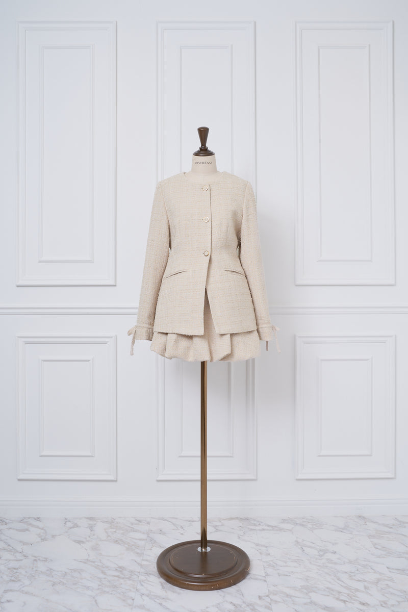 【11月下旬配送】Waist Shape Tweed JK Setup
