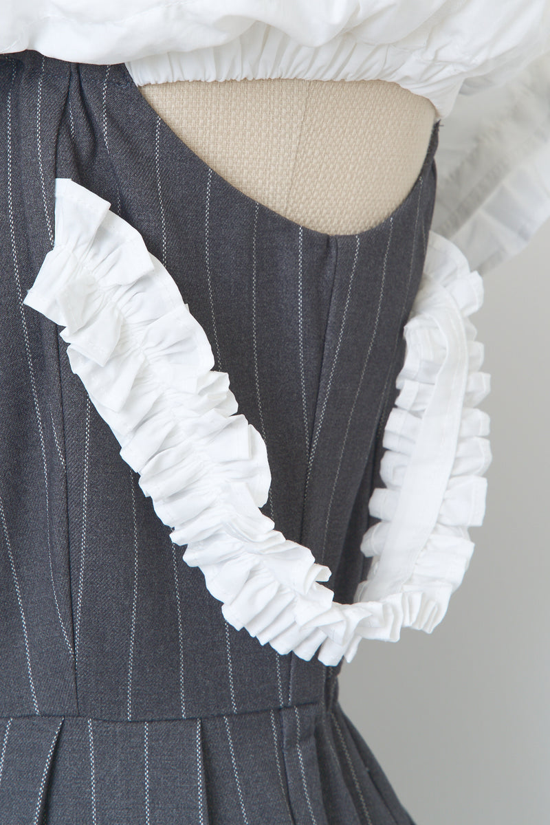 BI-COLOR FRILL ALL IN ONE - MISTREASS