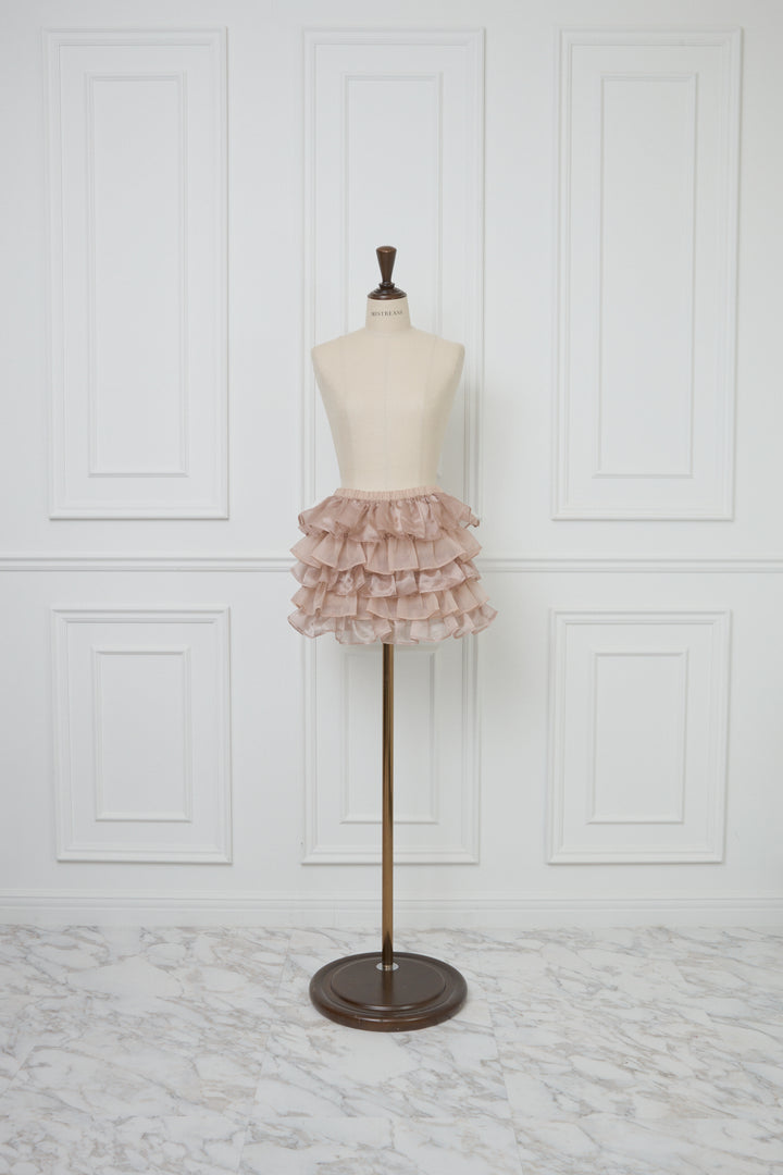 Volume Frilly Tiered Mini Skirt - MISTREASS