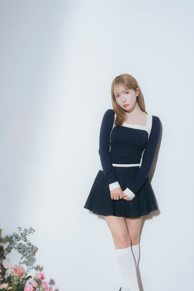 Bicolor Dry Touch Knit Ensemble - MISTREASS