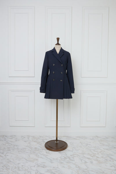 Pleated Dress Trench Coat