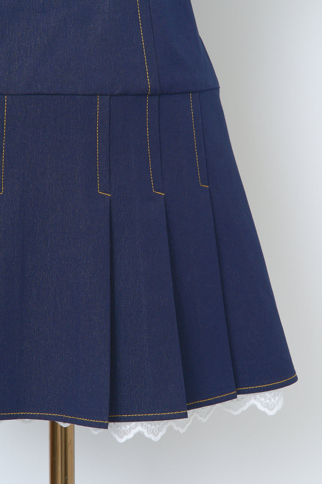 Denim-like Mini Dress - MISTREASS