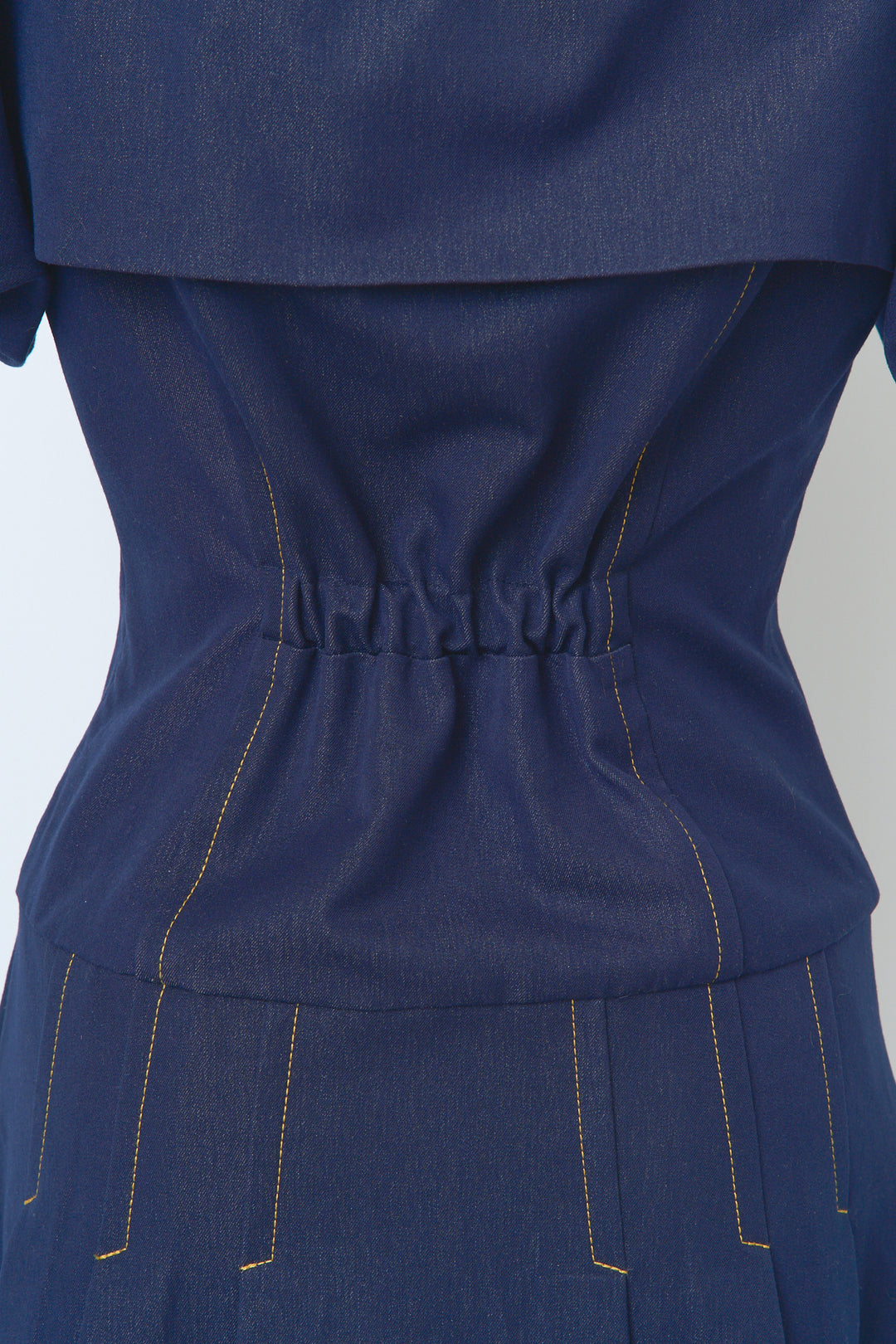 Denim-like Mini Dress - MISTREASS