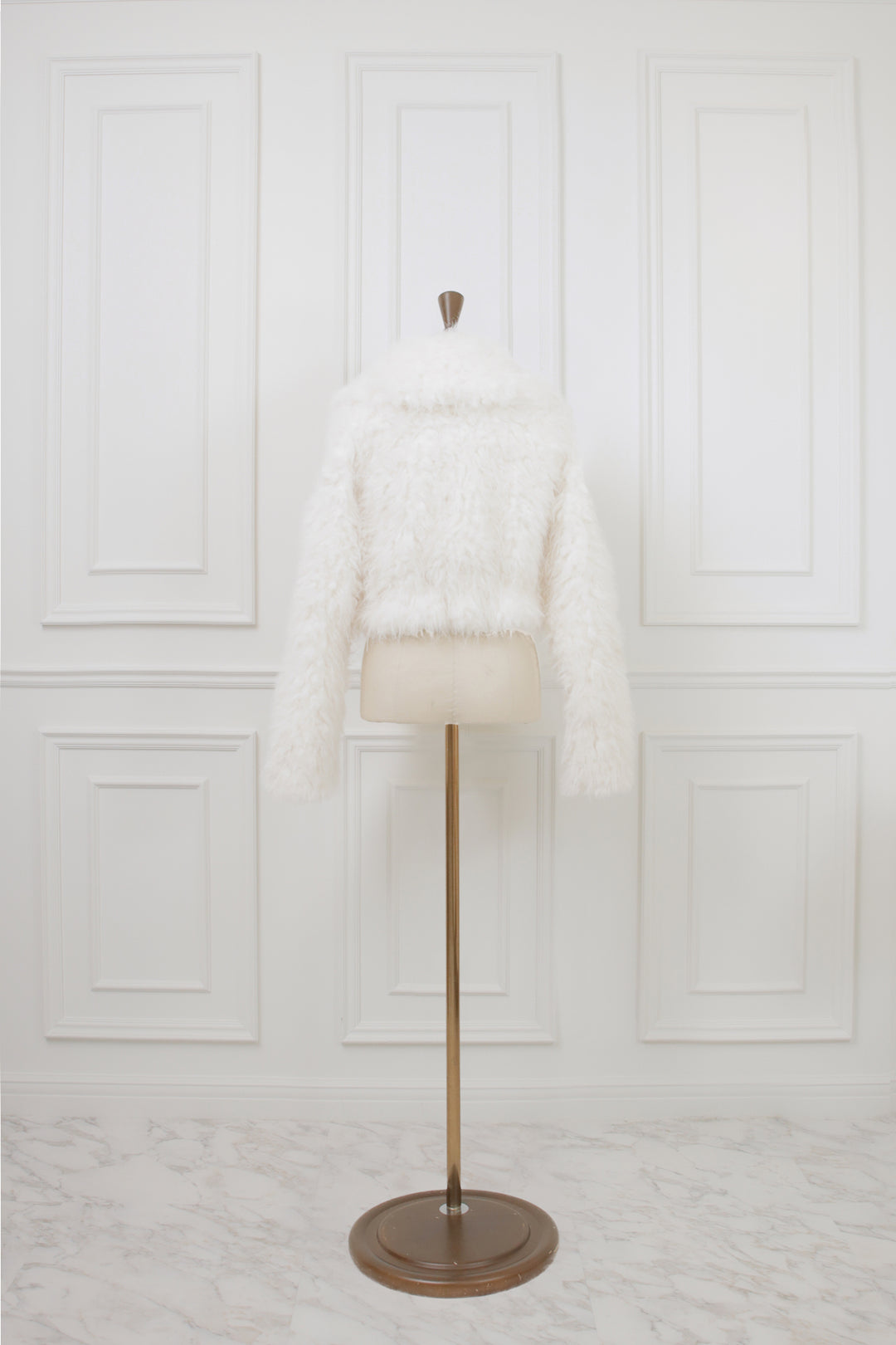 ミストレアス♡Poodle Fur Ribbon Short blouson Poodle Fur Ribbon Short blouson - MISTREASS