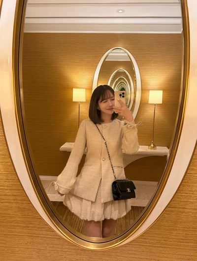 【11月下旬配送】Waist Shape Tweed JK Setup