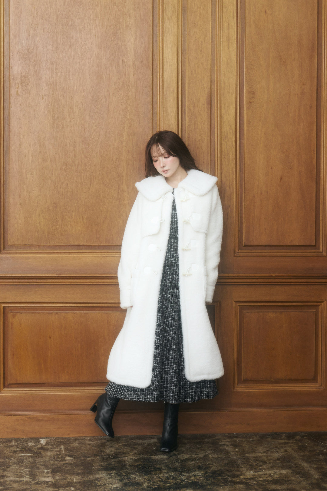 Fluffy Sailor Duffle Coat - MISTREASS