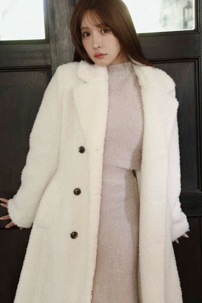 Teddy Fleece Long Coat