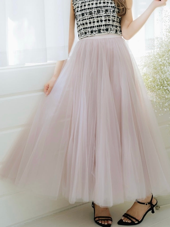 Voluminous Tulle Skirt mistreass オフホワイト Voluminous Tulle Skirt - MISTREASS