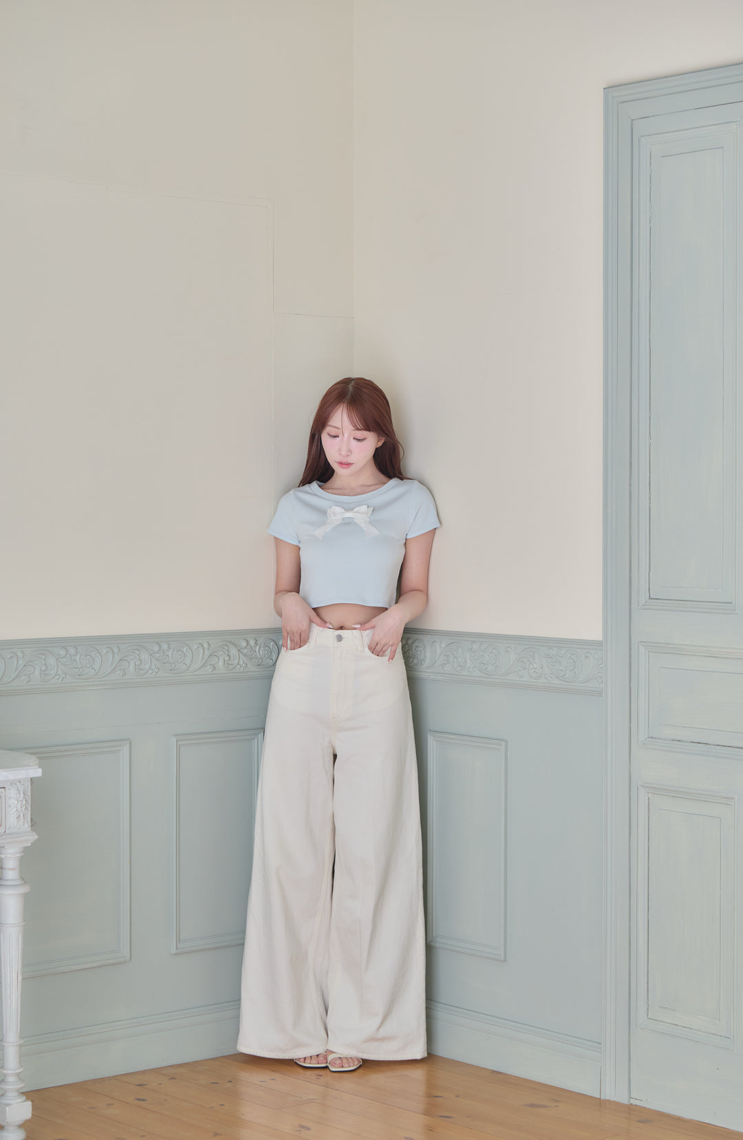 ミストレアス MISTREASS Mini Ribbon Tee White Mini Ribbon Tee - MISTREASS