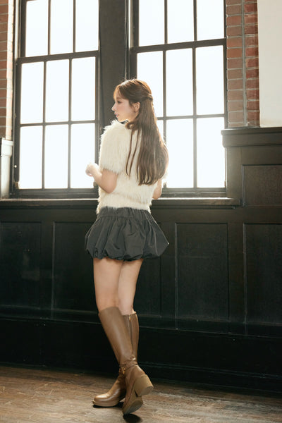 【9月中旬配送】Bubble Taffeta Culottes