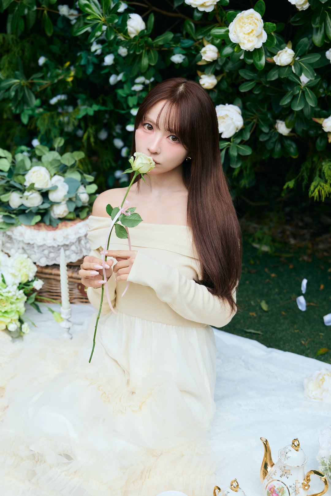 Off Shoulder Tulle Dress - MISTREASS