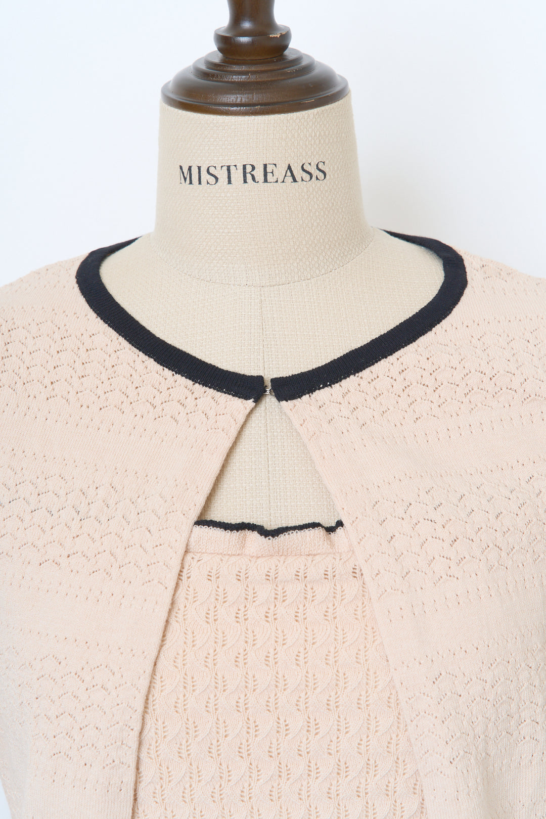 MISTREASS Pattern Knit Ensemble ivory 【公式通販】