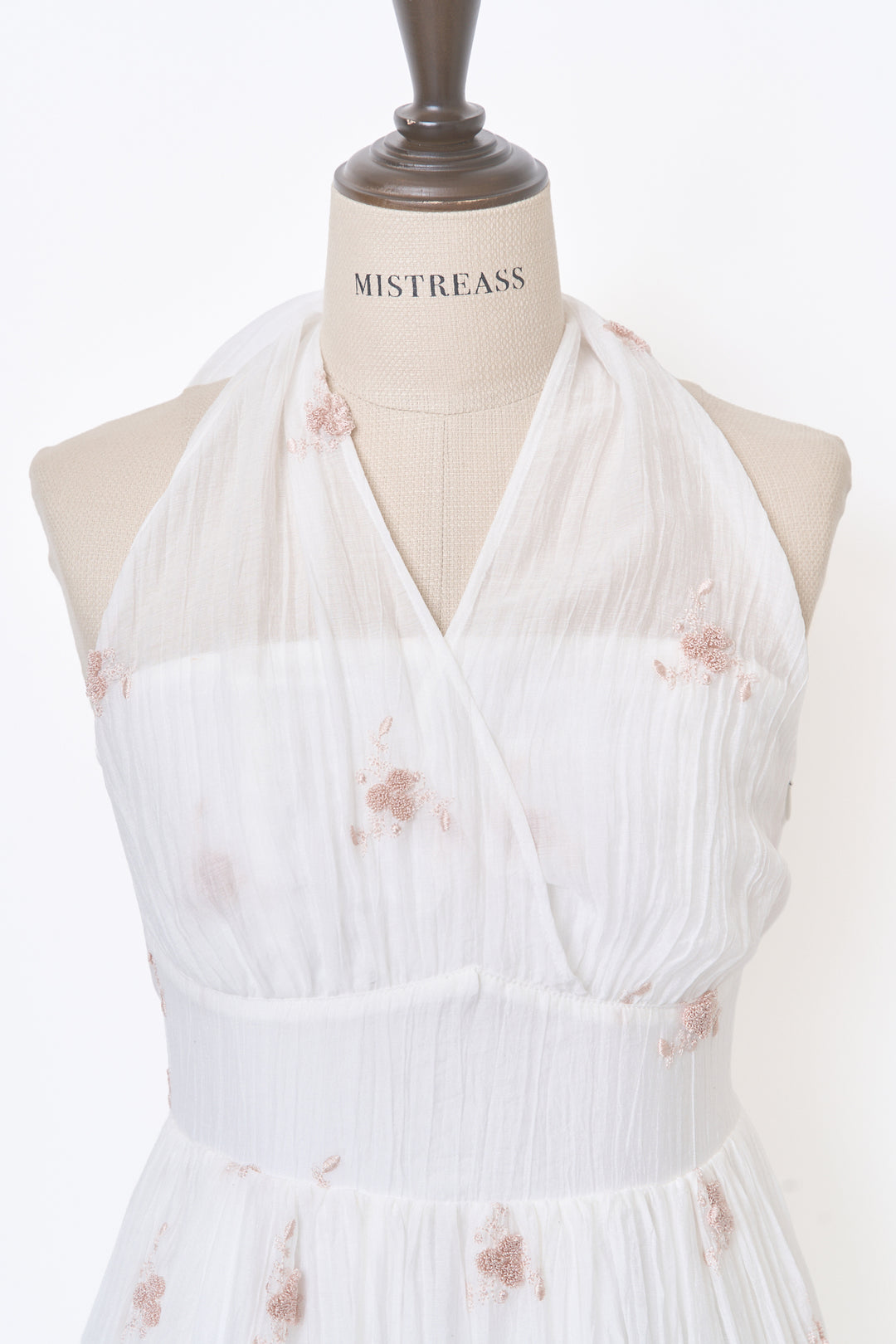 Blooming Veil Halter Dress - MISTREASS