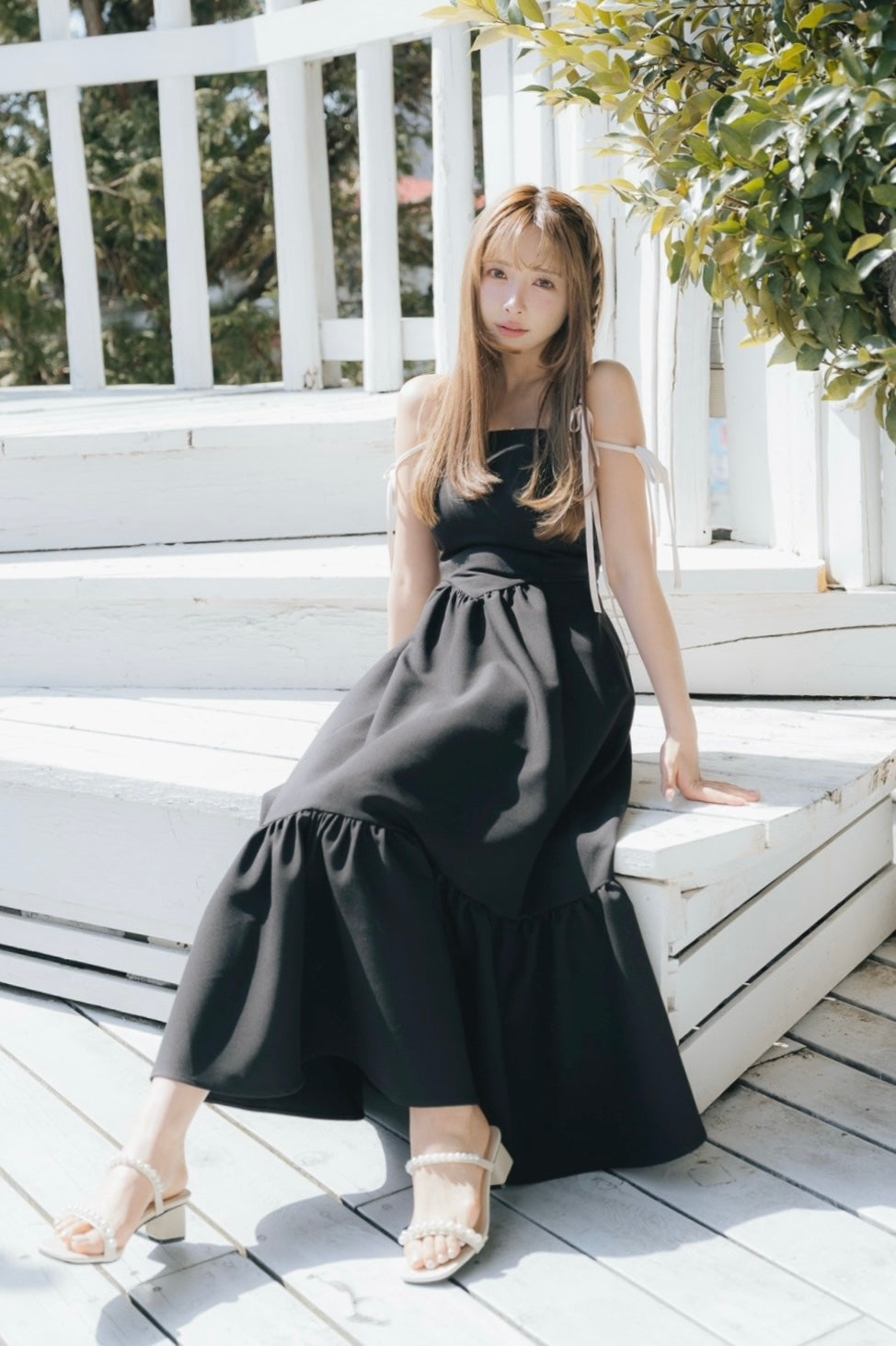 ワンピース mistreass Balloon Sleeve Cami Dress mistreass Balloon Sleeve Cami Dress