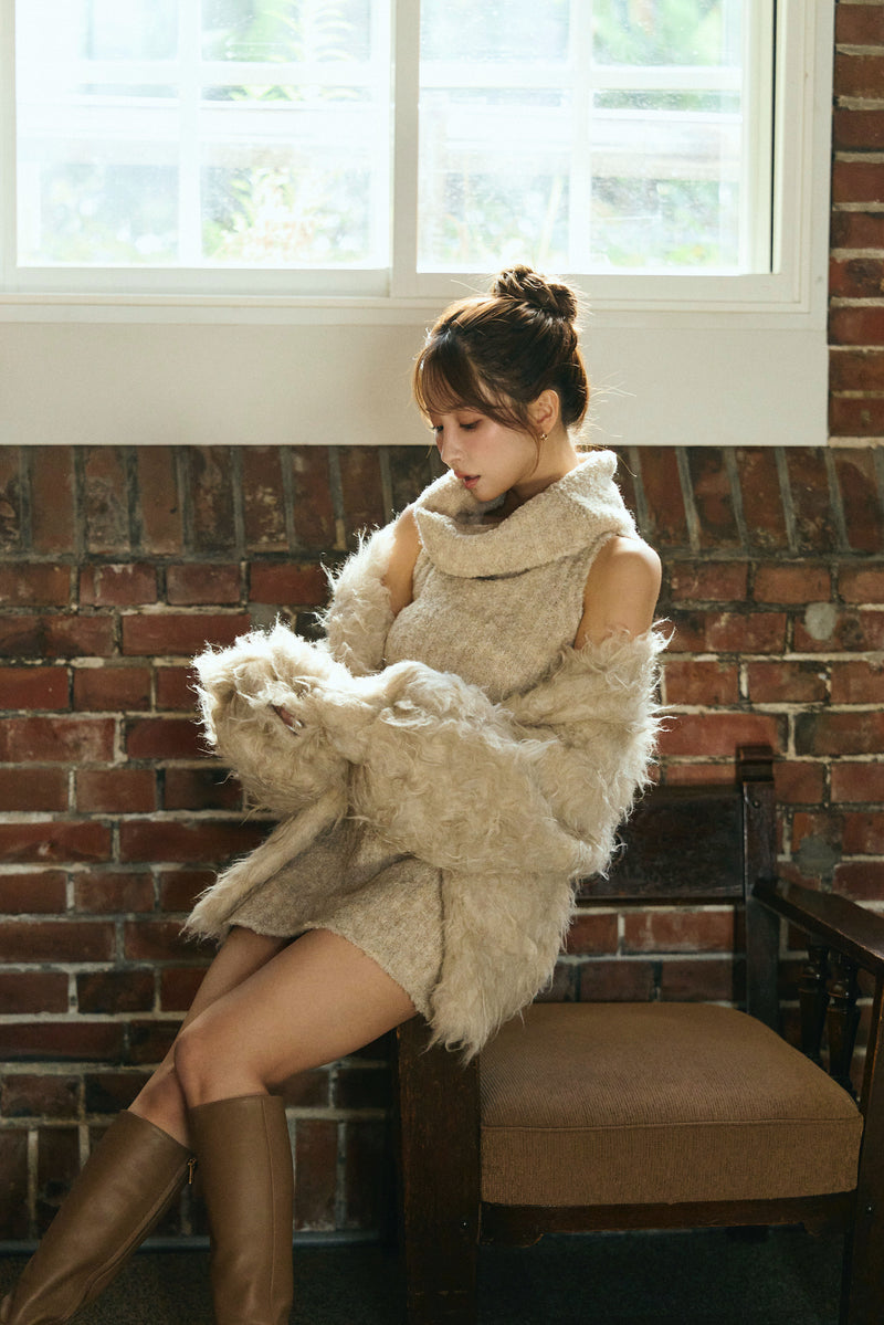 【再入荷/12月上旬配送】Fluffy Charm Knit Trio Set