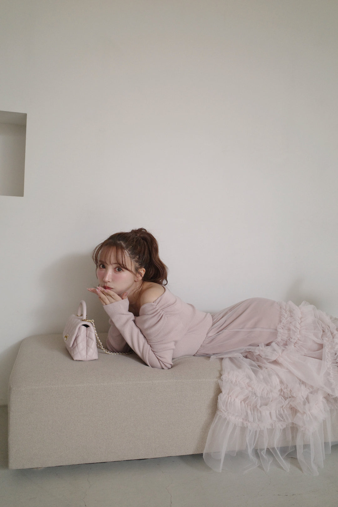Off Shoulder Tulle Dress - MISTREASS