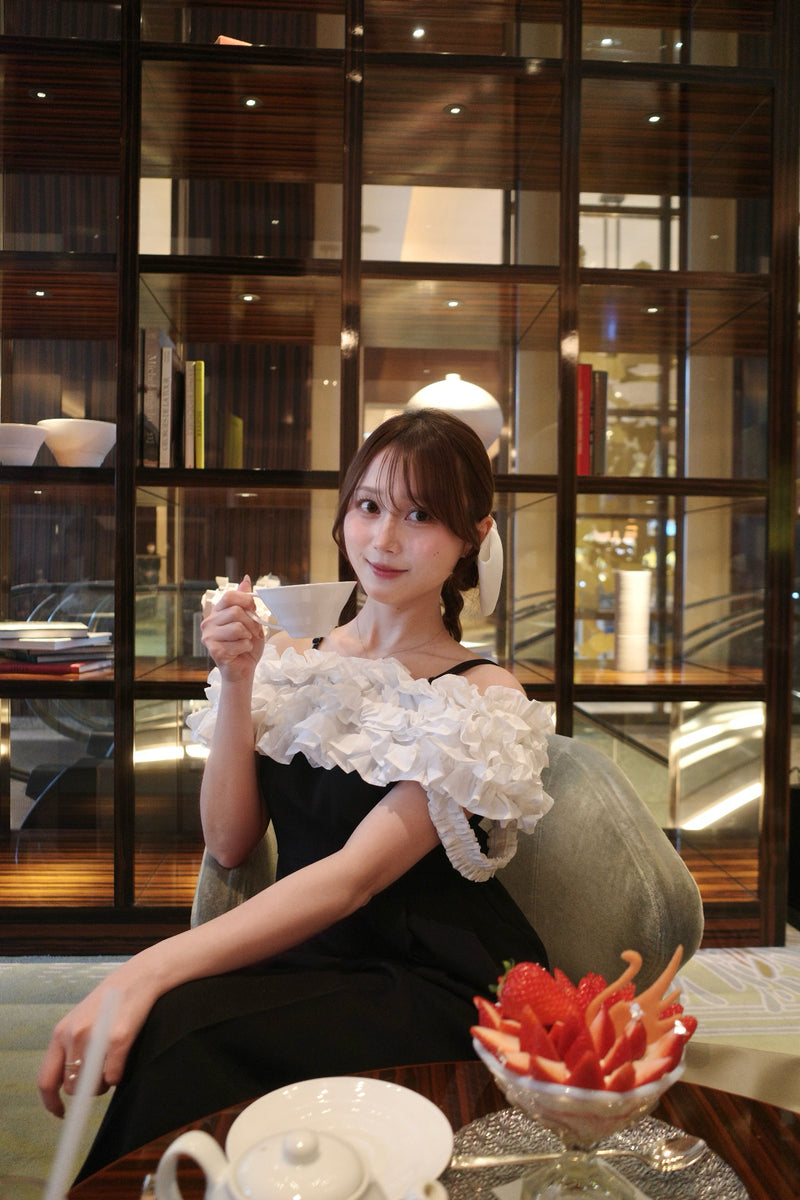 BI-COLOR FRILL ALL IN ONE - MISTREASS