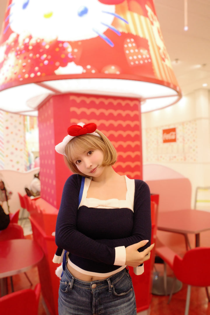 新品タグ付き♡ミストレアス♡バイカラードライタッチニットアンサンブル♡ピンク Bicolor Dry Touch Knit Ensemble - MISTREASS