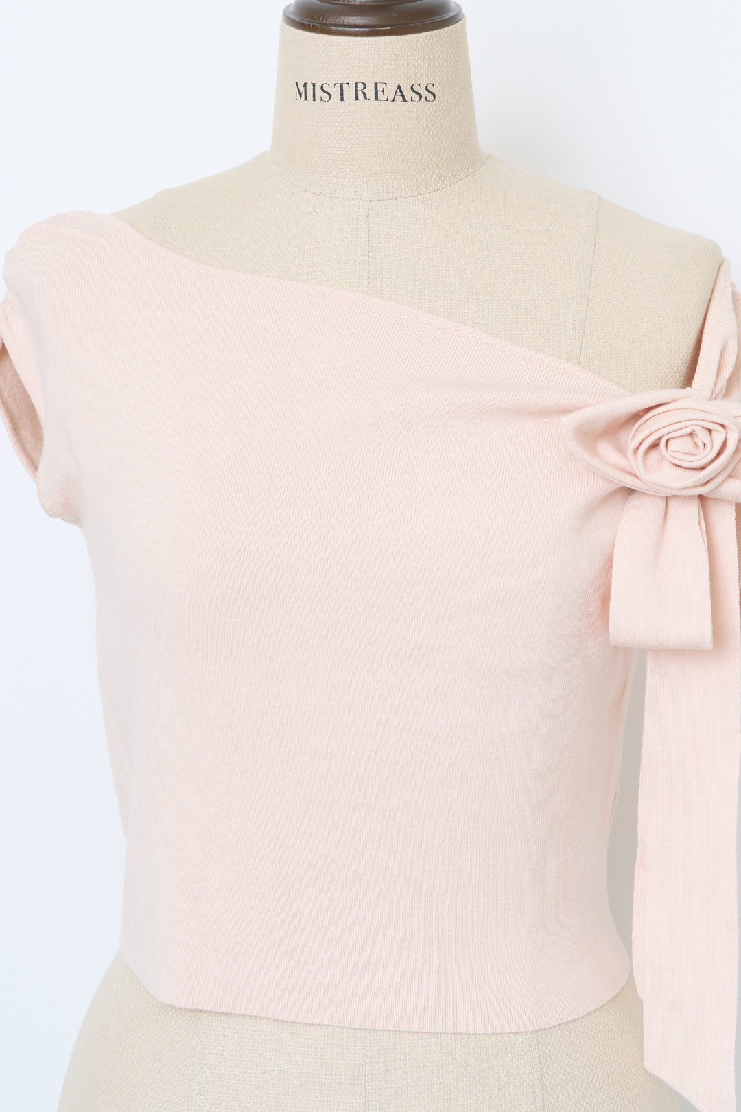 Flower Motif Off Shoulder Knit - MISTREASS
