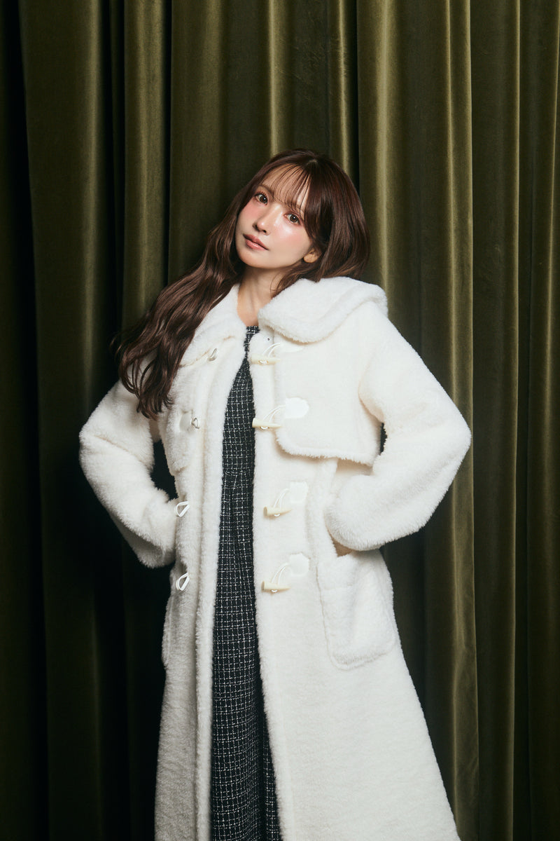 【10月下旬配送】Fluffy Sailor Duffle Coat