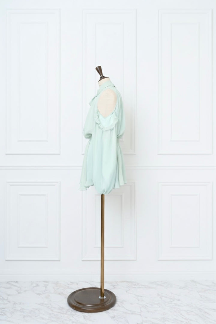 Open Shoulder Chiffon Setup - MISTREASS