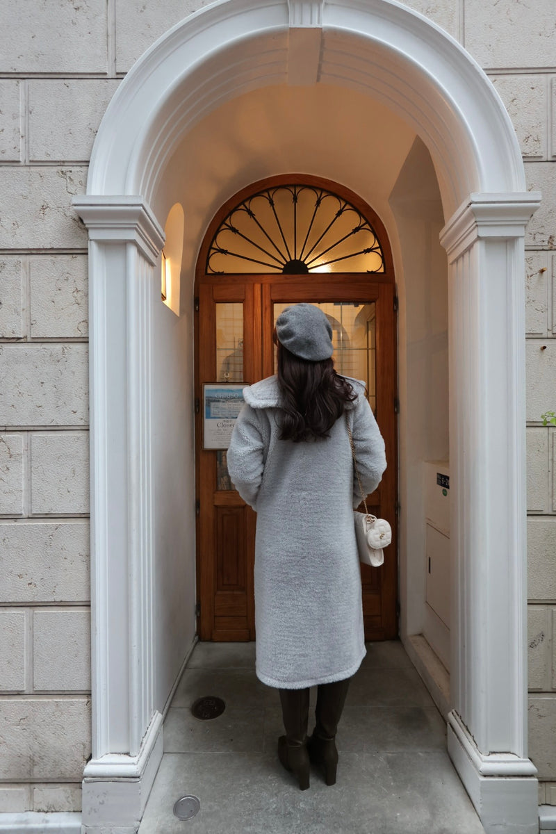 【10月下旬配送】Fluffy Sailor Duffle Coat