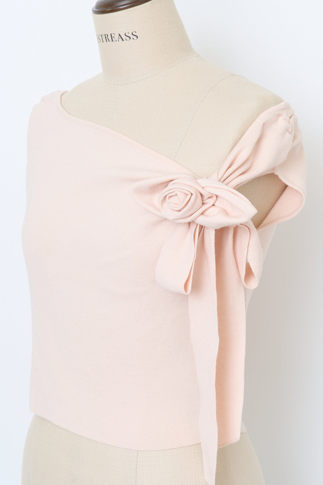 Flower Motif Off Shoulder Knit - MISTREASS