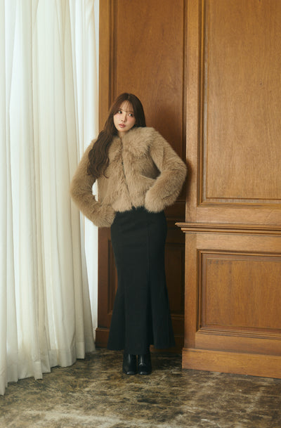 【10月下旬配送】Sugar Fluff Fur Jacket
