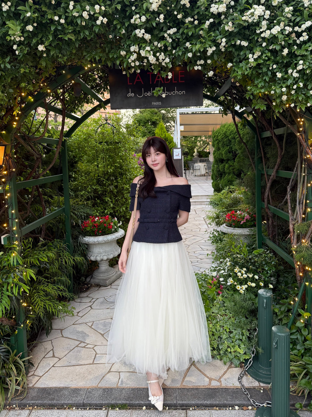 MISTREASS ボリュームチュールスカート ネイビー Voluminous Tulle Skirt - MISTREASS