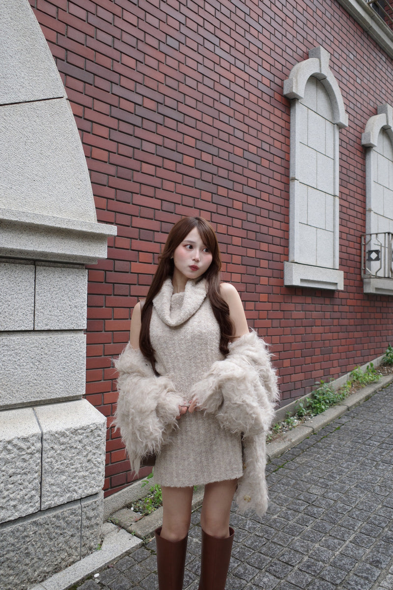【再入荷/12月上旬配送】Fluffy Charm Knit Trio Set