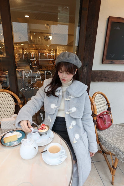 【10月下旬配送】Fluffy Sailor Duffle Coat