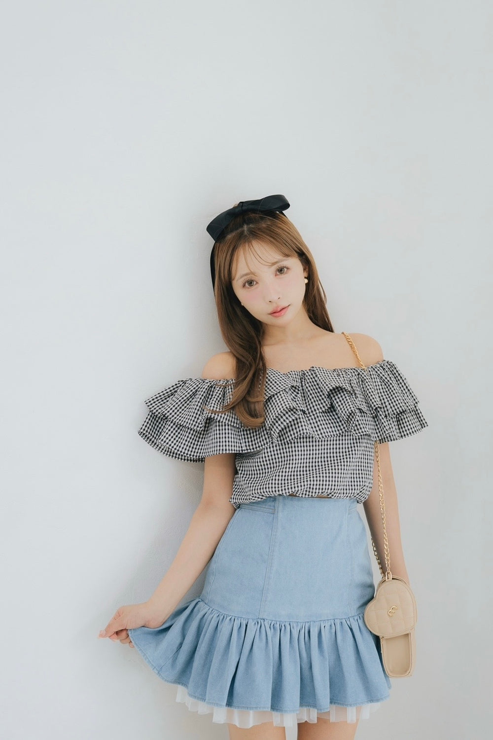 MISTREASS　ミストレアス ミニスカート Moss Stitch Cropped Top & MiniSkirt - MISTREASS