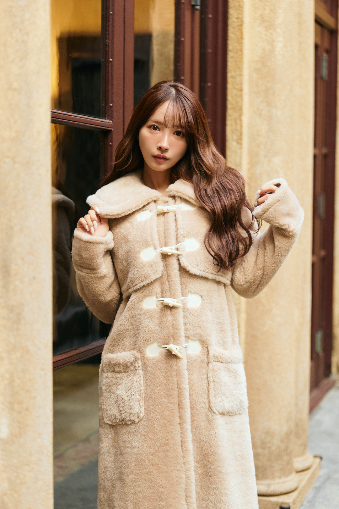 Fluffy Sailor Duffle Coat - MISTREASS