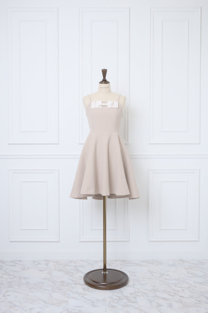ワンピース mistreass Sheer Big Ribbon Mini Dress Sheer Big Ribbon Mini Dress - MISTREASS
