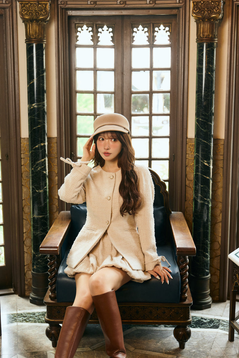 【11月下旬配送】Waist Shape Tweed JK Setup
