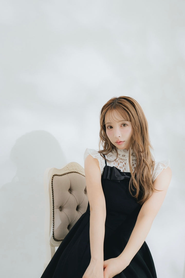 Front Ribbon Camisole Mini Dress - MISTREASS