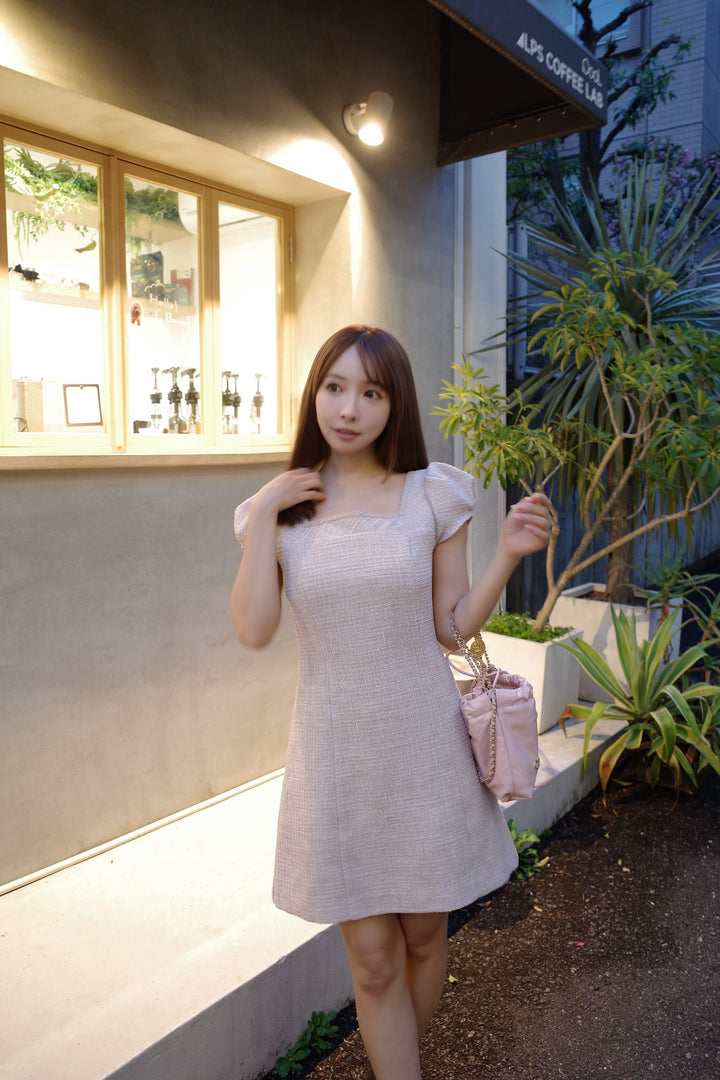 Summer Tweed Compact Mini Dress - MISTREASS