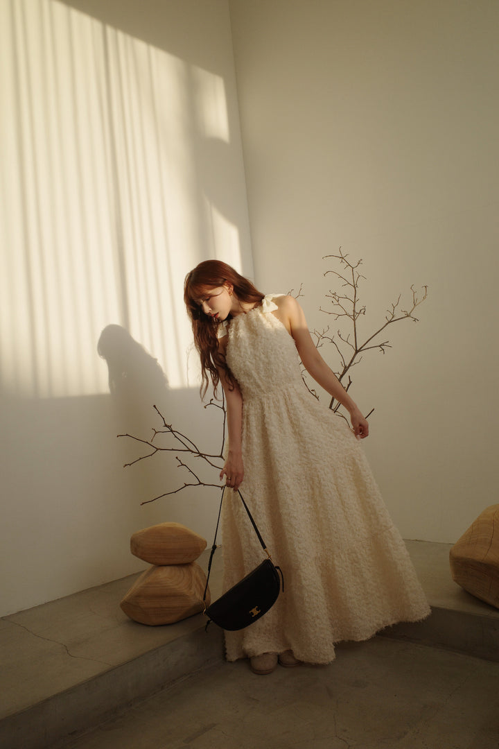 Shaggy Jacuard Long Dress - MISTREASS