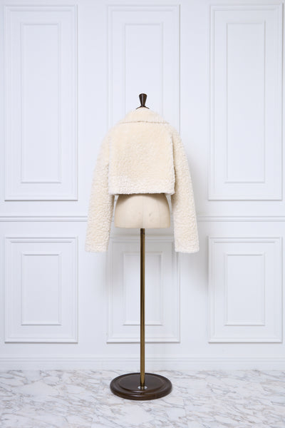 Fluffy Boa Crop Jacket