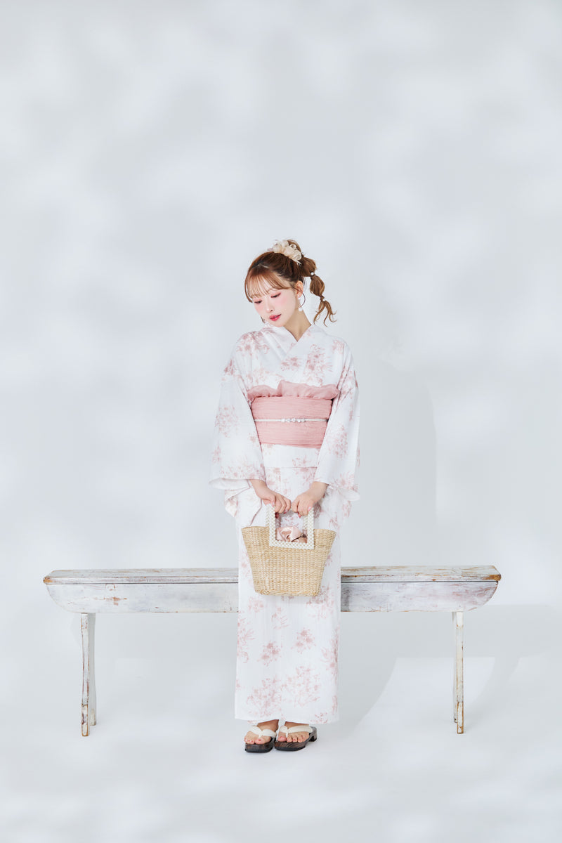 【sugarコラボ/6月下旬配送】ロマンティック・トワル柄浴衣