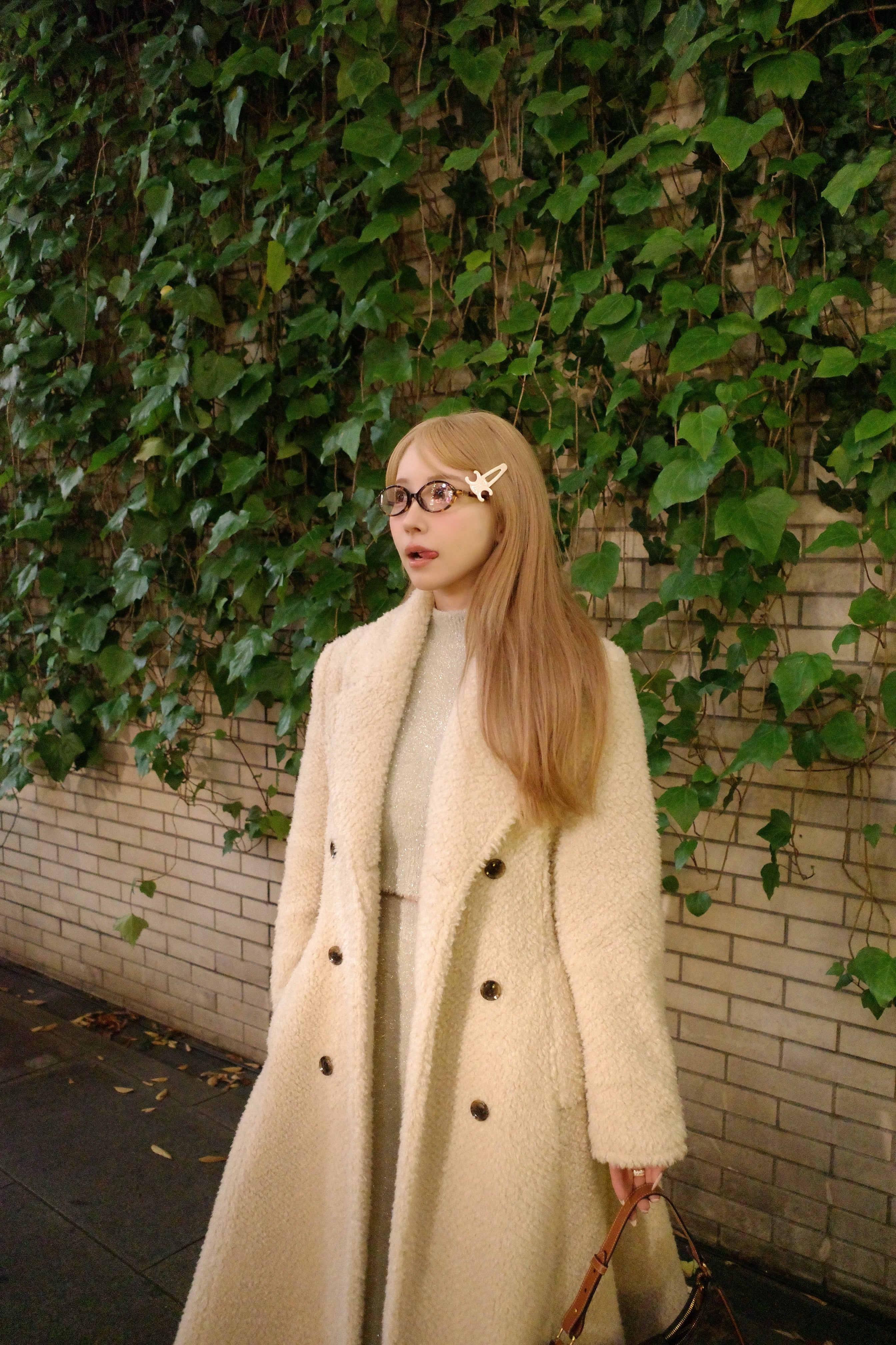 ジャケット・アウター mistreass Teddy Fleece Long Coat MISTREASS Teddy Fleece Long Coat