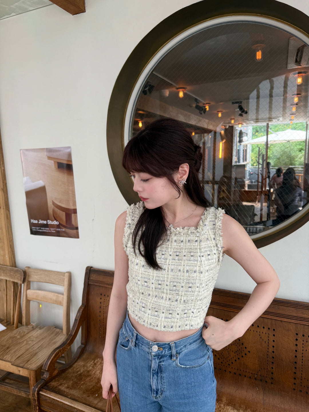 Compact Tweed Bustier - MISTREASS