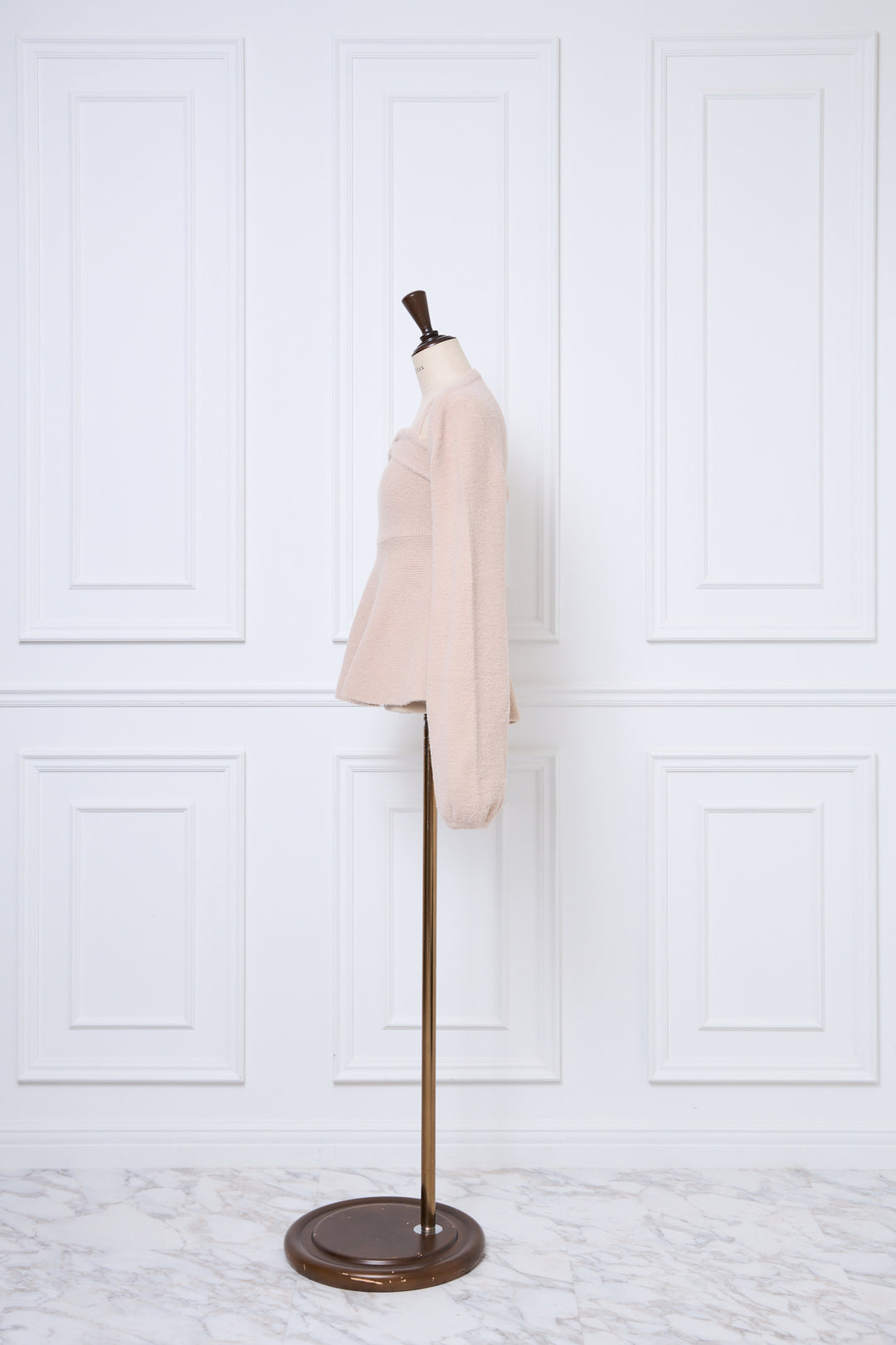 Fuzzy Knit Peplum Cami & Bolero Set - MISTREASS