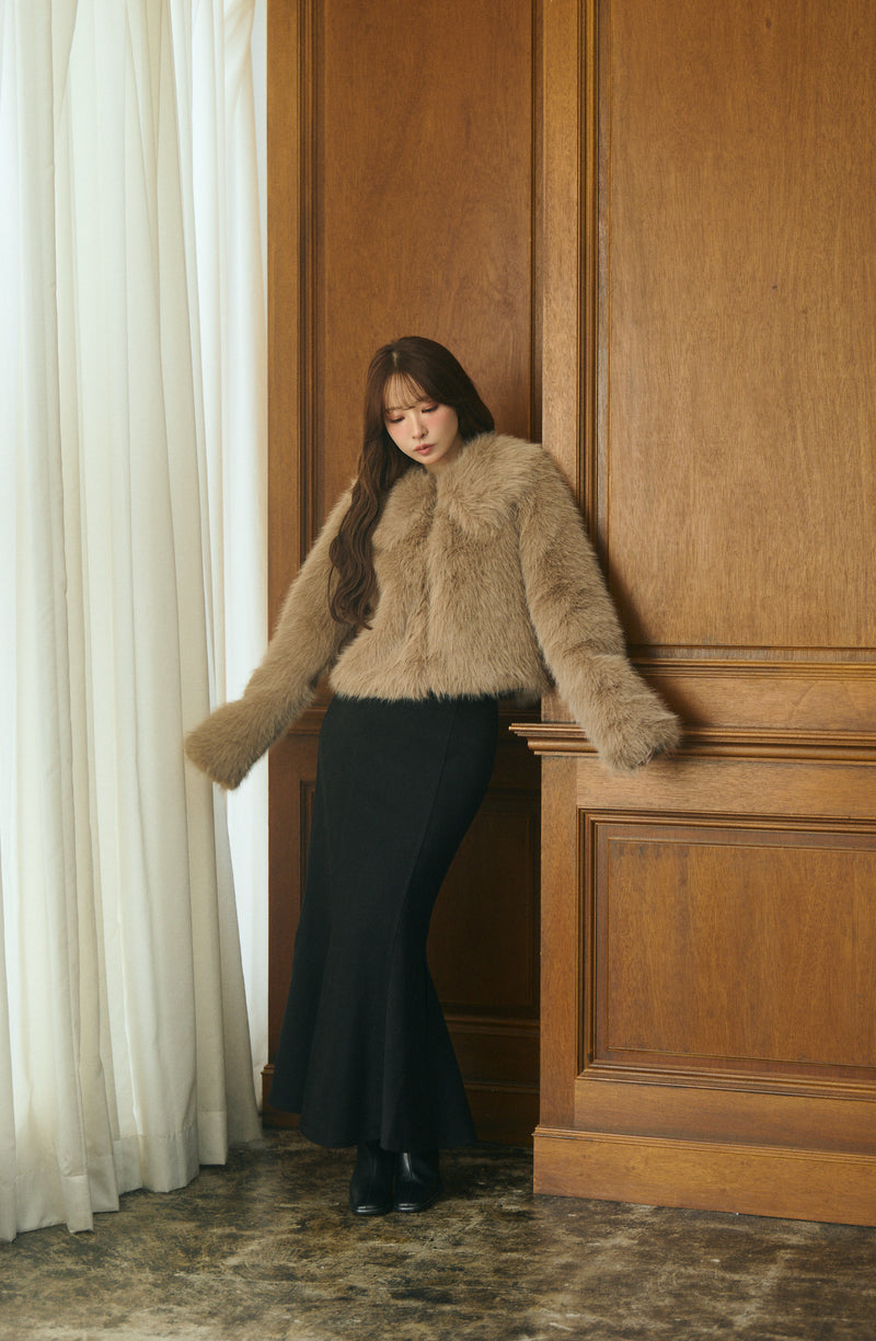 【10月下旬配送】Sugar Fluff Fur Jacket