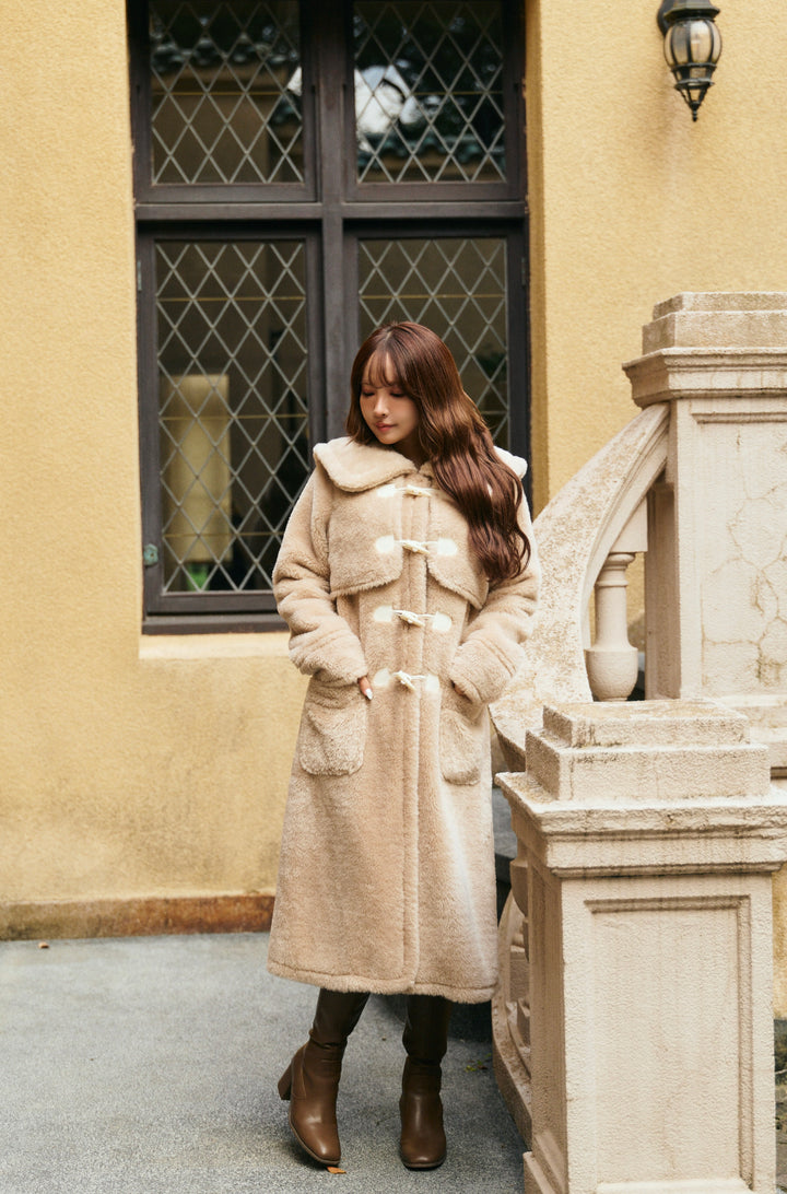 Fluffy Sailor Duffle Coat - MISTREASS
