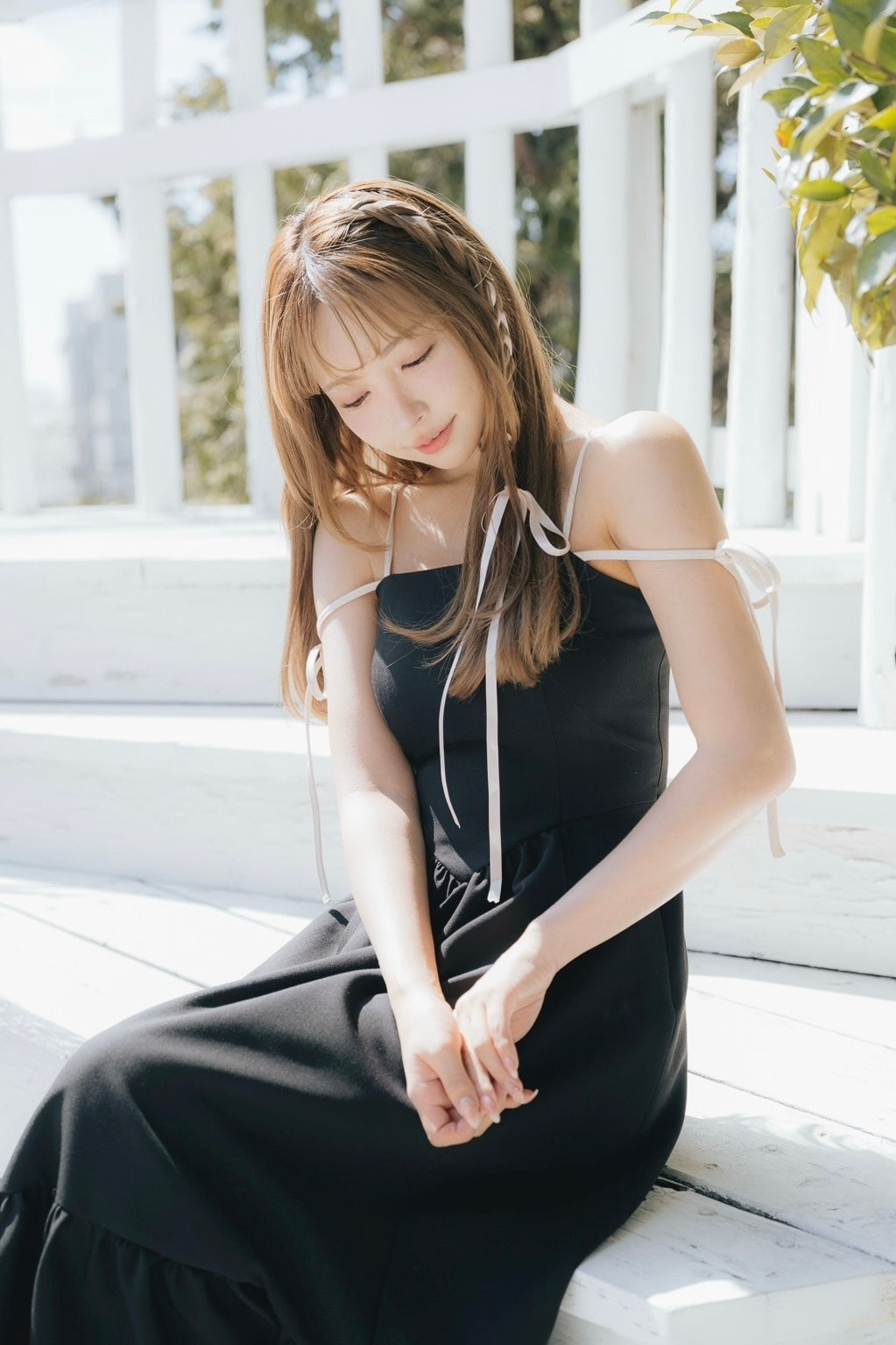 Bicolor Strap Camisole Dress - MISTREASS
