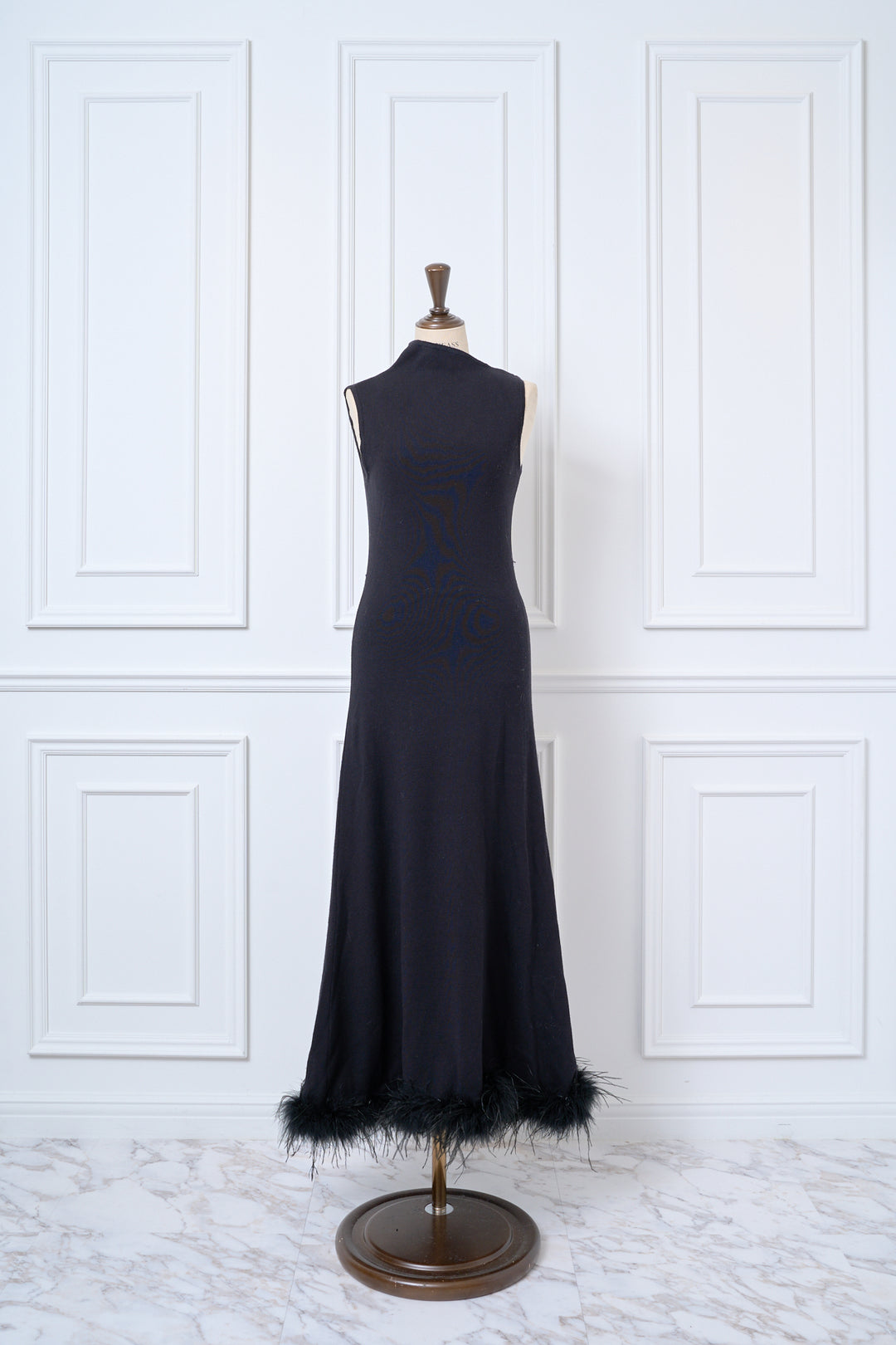 Feather Hem Knit Dress - MISTREASS