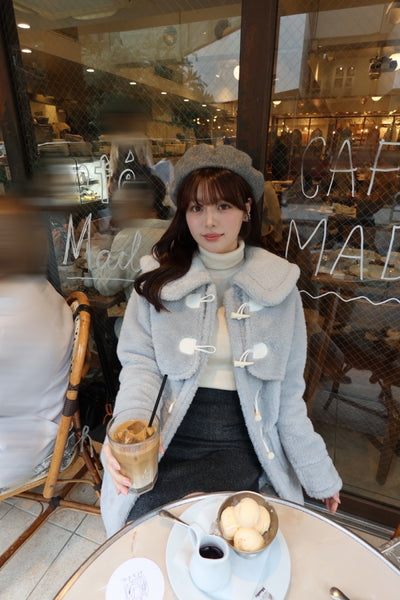 【10月下旬配送】Fluffy Sailor Duffle Coat
