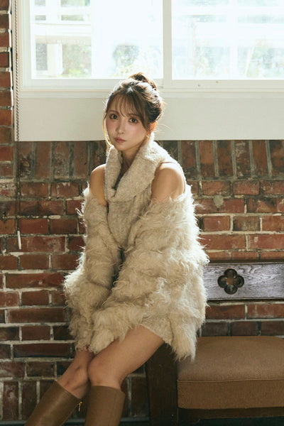 【再入荷/12月上旬配送】Fluffy Charm Knit Trio Set