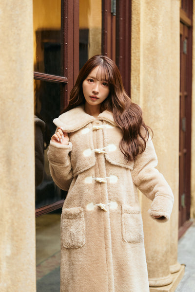 【10月下旬配送】Fluffy Sailor Duffle Coat